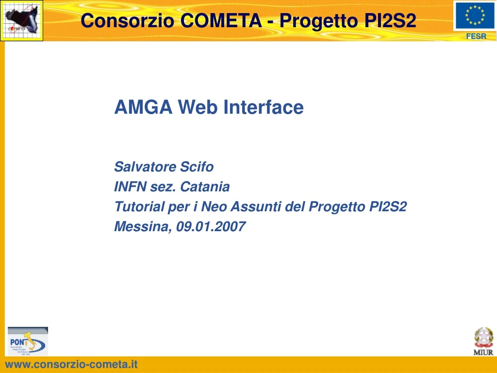 amga web interface