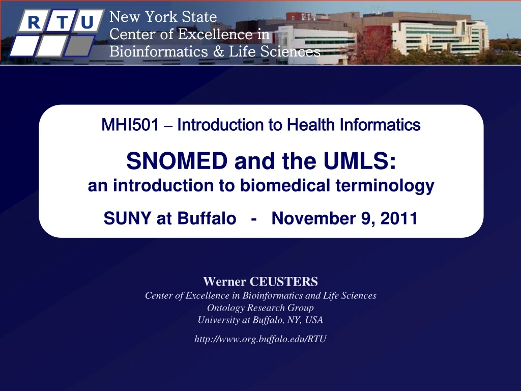 mhi501 introduction to health informatics snomed