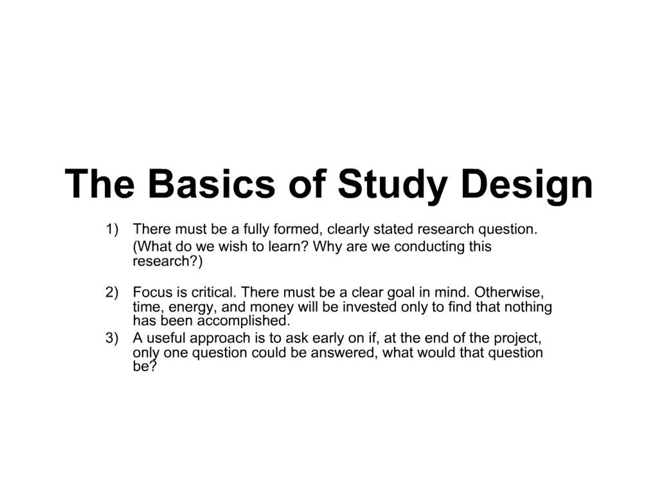 Basic Design Study PPT - The Basics of Study Design PowerPoint Presentation, free download ...