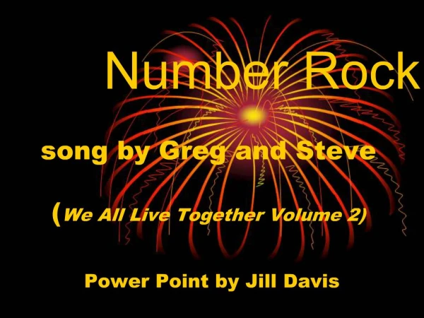 Number Rock song by Greg and Steve We All Live Together Volume 2