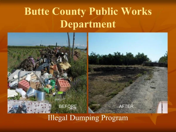 Butte County Public Works Department