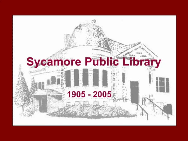 Sycamore Public Library