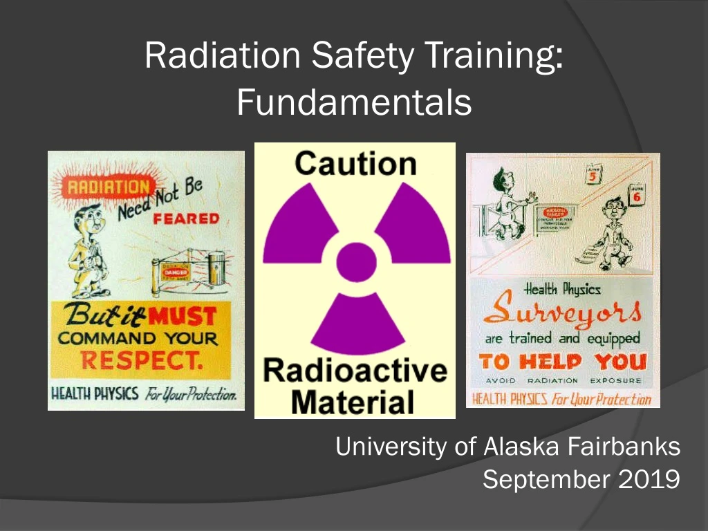 radiation safety training fundamentals