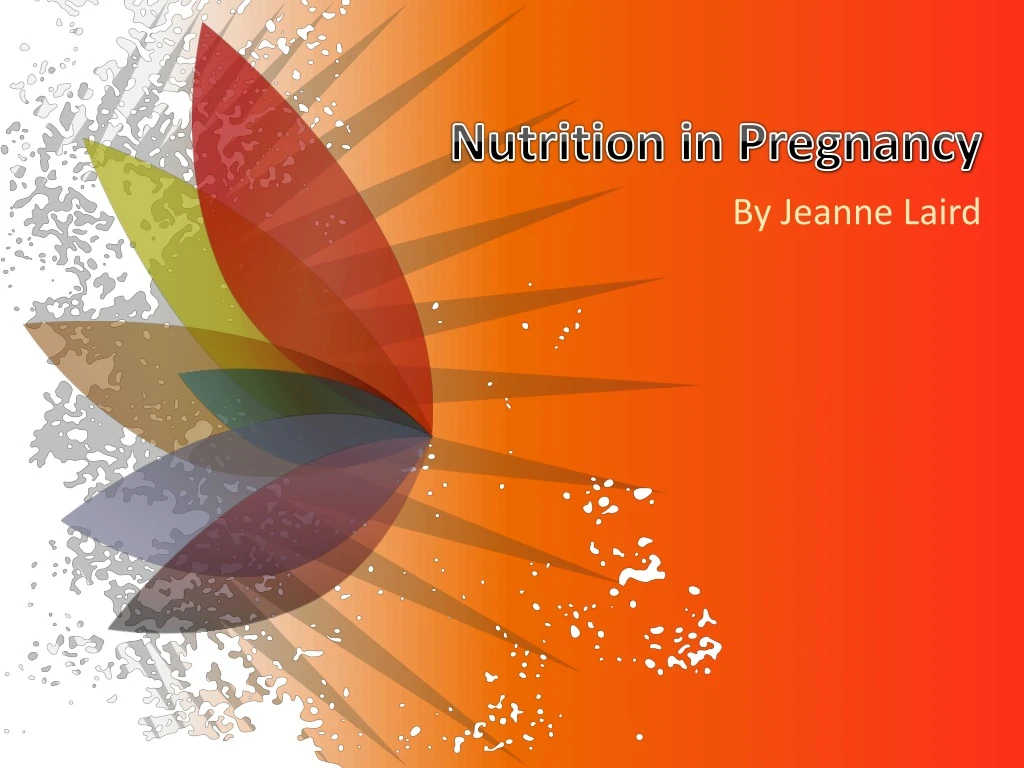 nutrition in pregnancy