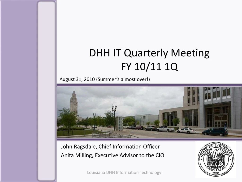 dhh it quarterly meeting fy 10 11 1q