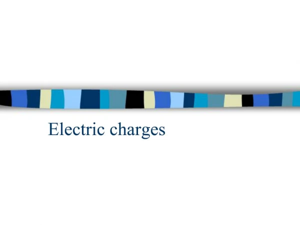 Electric charges