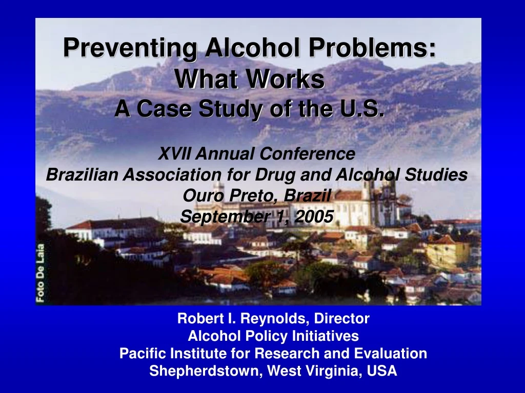 preventing alcohol problems what works a case study of the u s