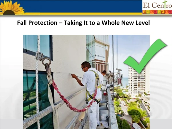Fall Protection – Taking It to a Whole New Level 1