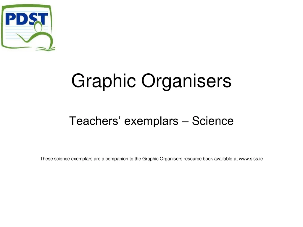 graphic organisers teachers exemplars science