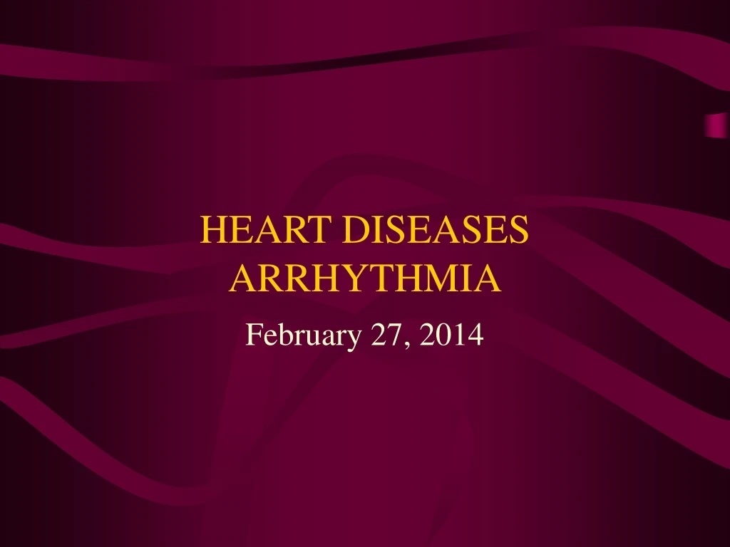 heart diseases arrhythmia
