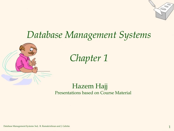 Database Management Systems Chapter 1