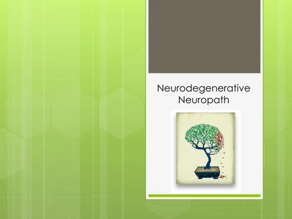 Neurodegenerative Neuropath