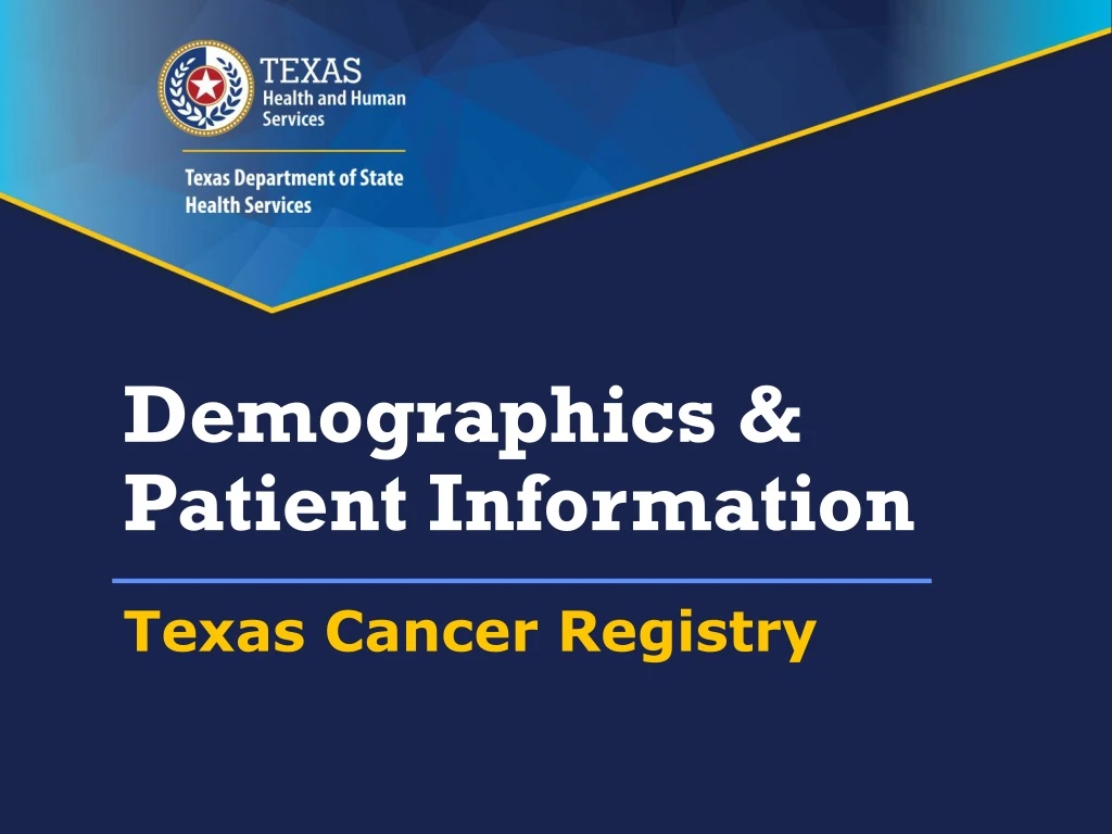 demographics patient information