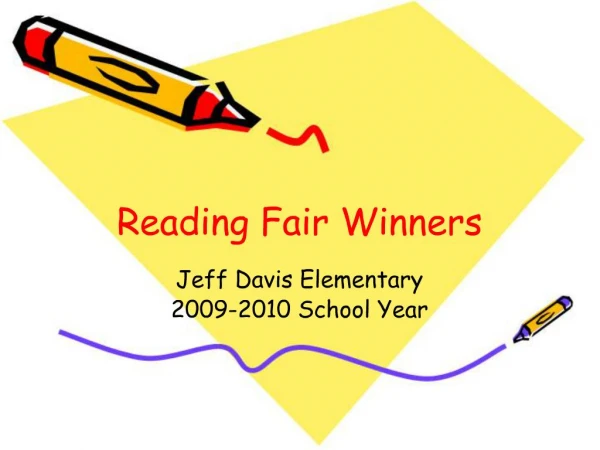 Reading Fair Winners