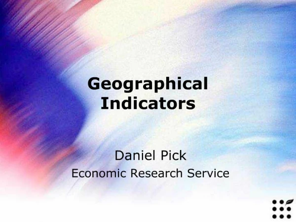 Geographical Indicators