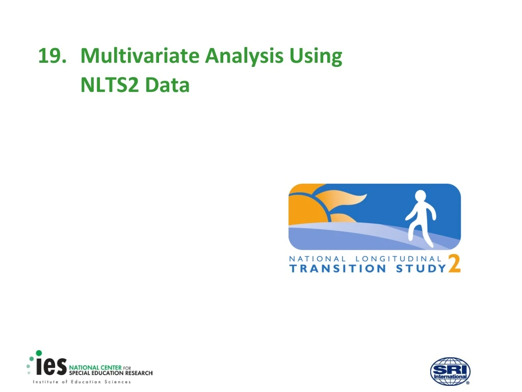 19 multivariate analysis using nlts2 data