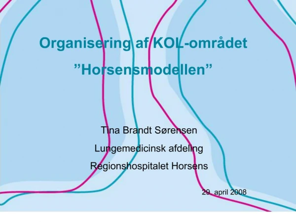 Organisering af KOL-omr det Horsensmodellen