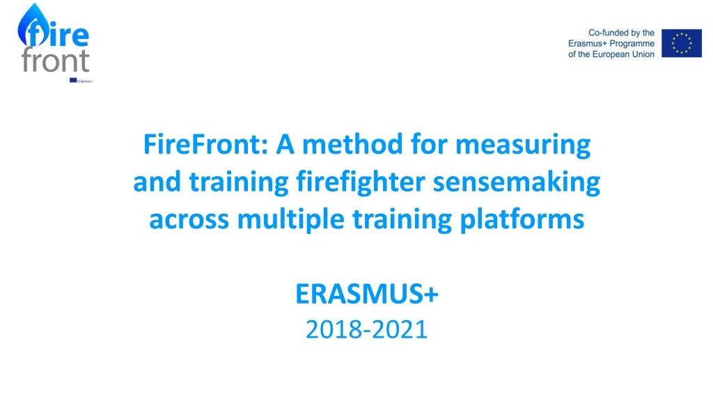 firefront a method for measuring and training