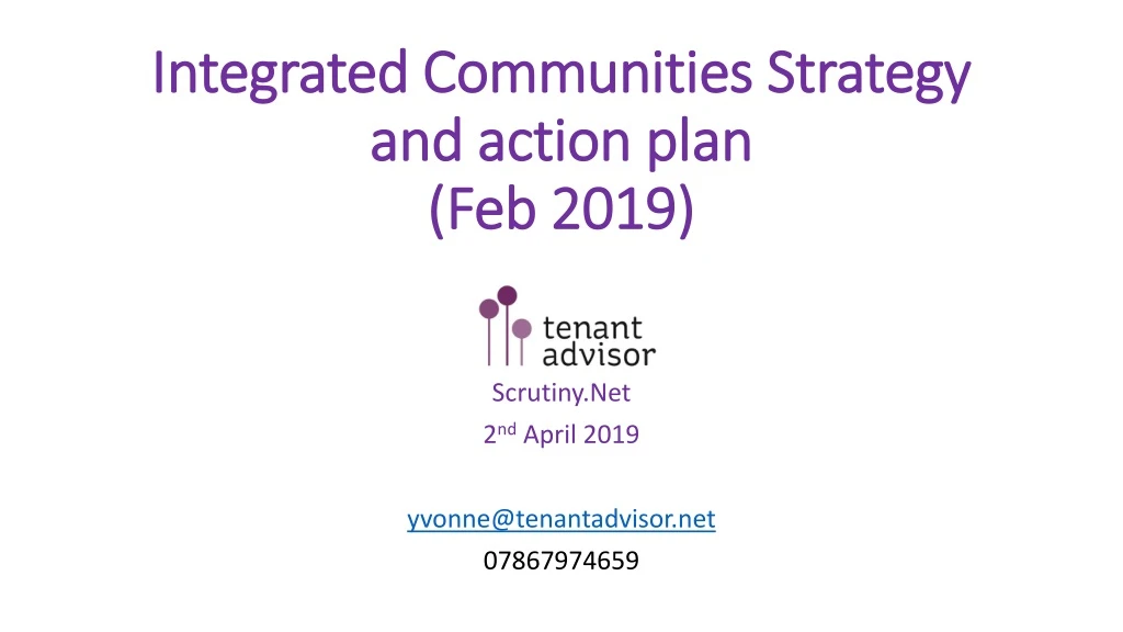 integrated communities strategy and action plan feb 2019