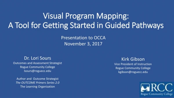 Visual Program Mapping: A Tool for Getting Started in Guided Pathways