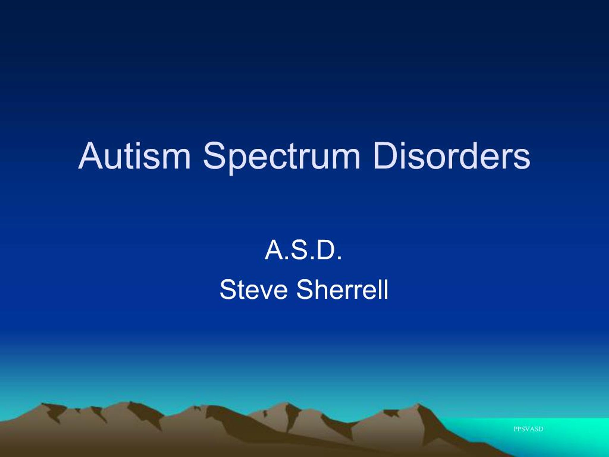 PPT - Autism Spectrum Disorders PowerPoint Presentation, free download ...