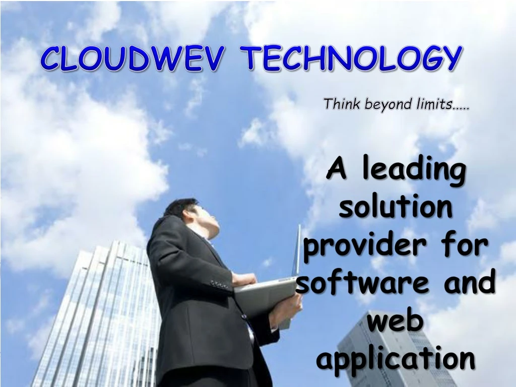 cloudwev technology think beyond limits