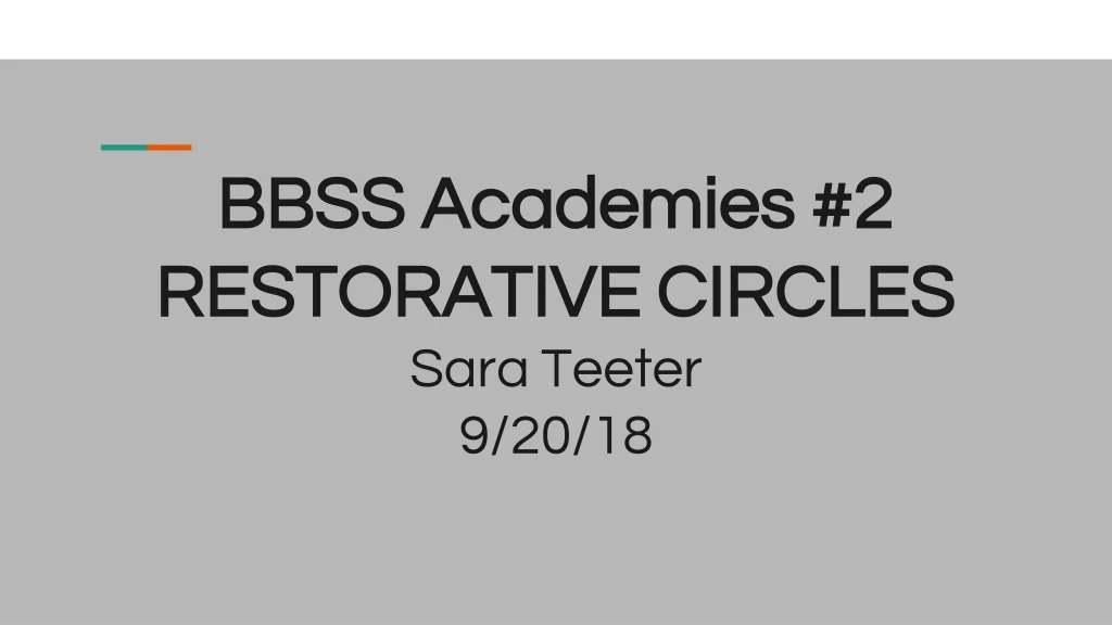 bbss academies 2 r estorative circles sara teeter 9 20 18