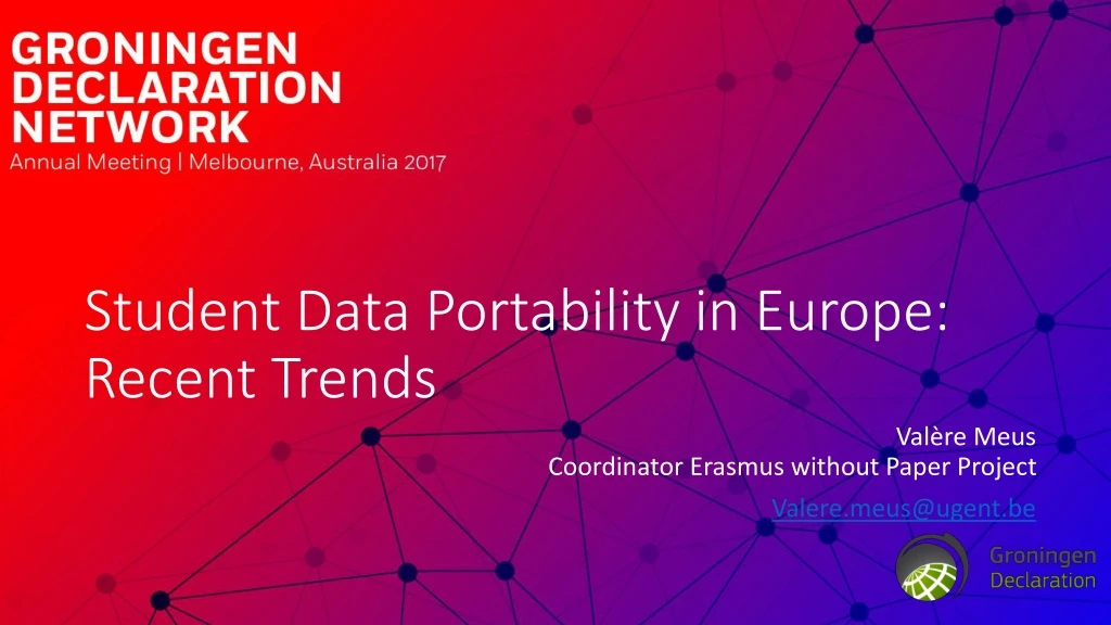student data portability in europe recent trends