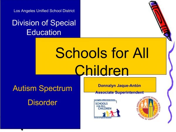 Los Angeles Unified School District Division of Special Education
