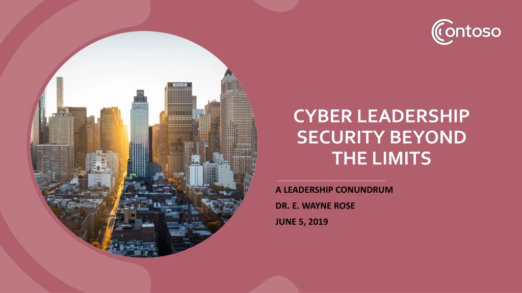 cyber leadership security beyond the limits