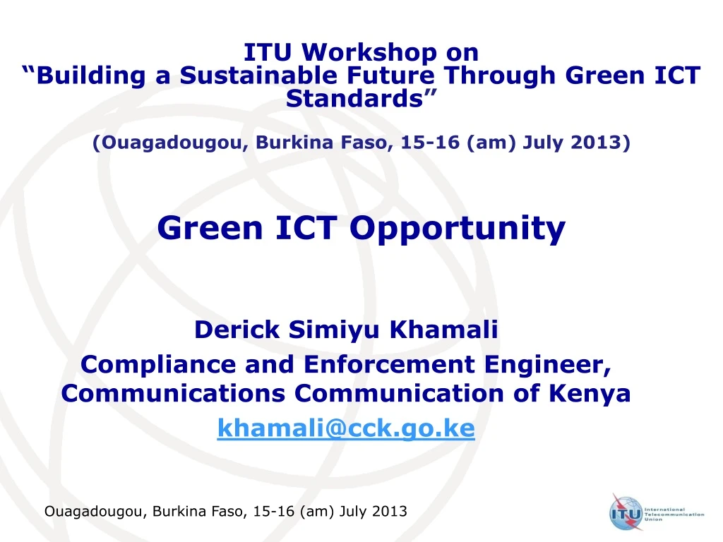 green ict opportunity