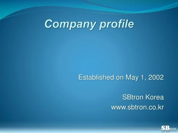 Company profile