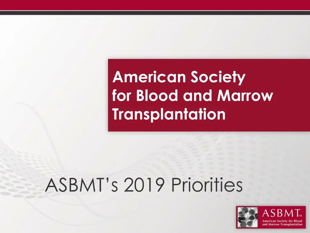 american society for blood and marrow transplantation