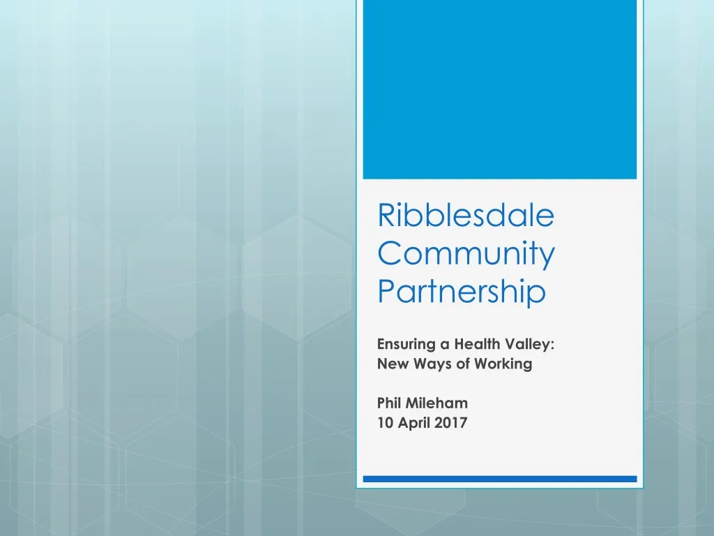 ribblesdale community partnership