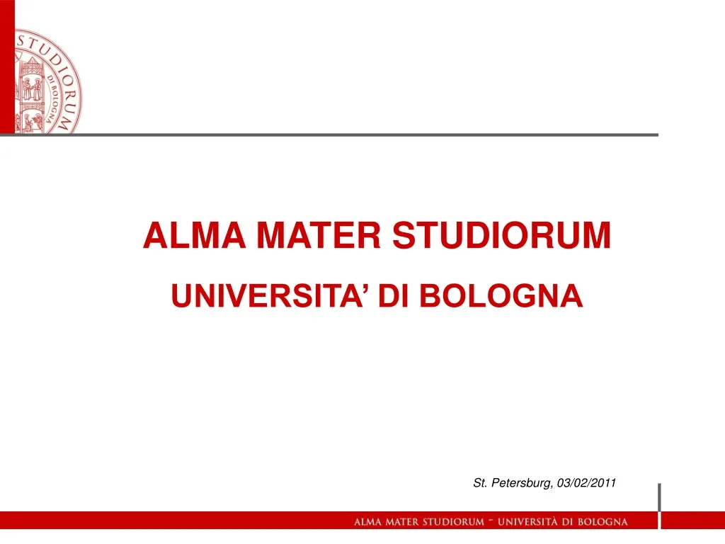 alma mater studiorum universita di bologna
