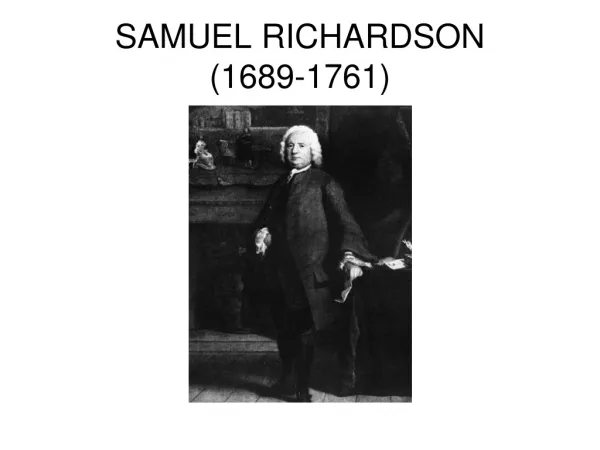 SAMUEL RICHARDSON (1689-1761)