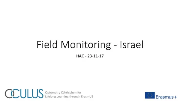 Field Monitoring - Israel