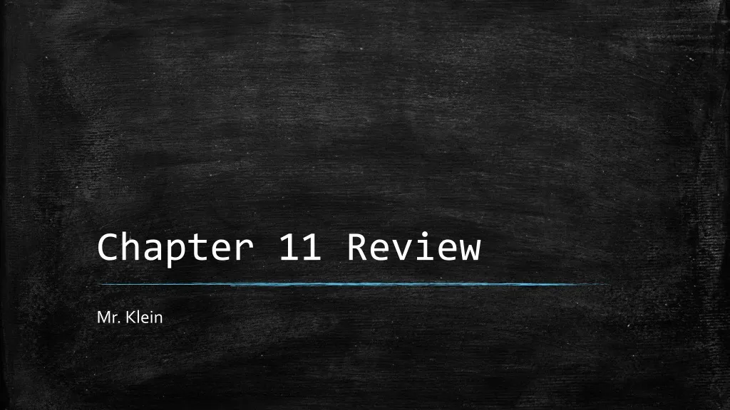 chapter 11 review