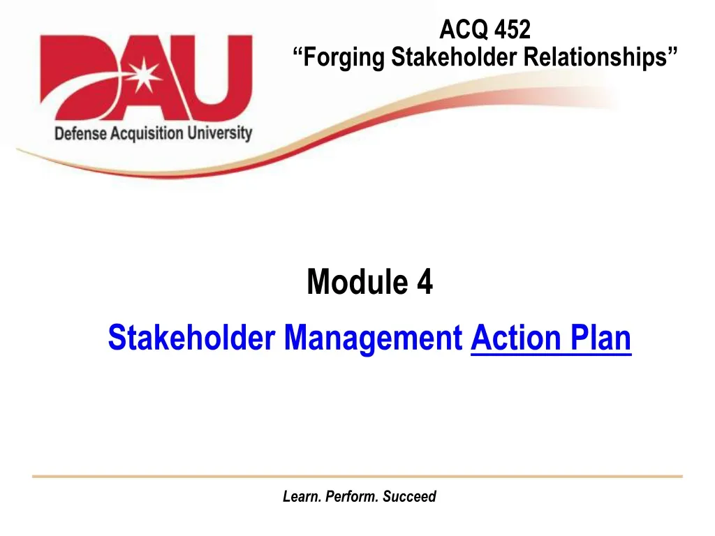 acq 452 forging stakeholder relationships
