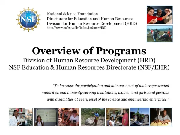 National Science Foundation Directorate for Education and Human Resources