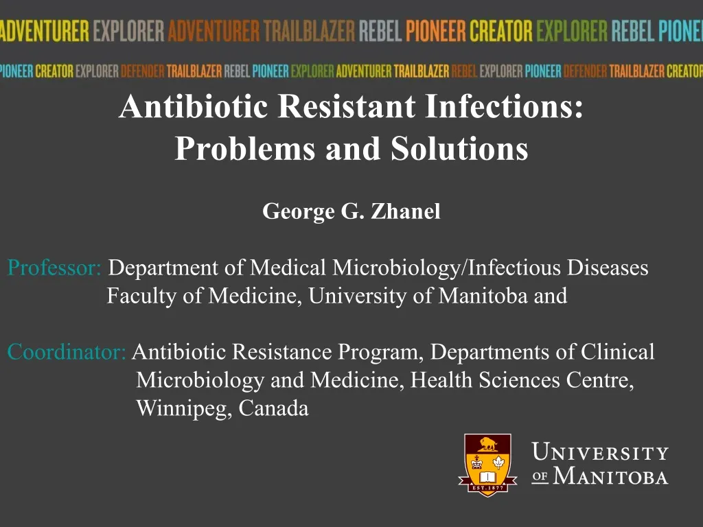 antibiotic resistant infections problems