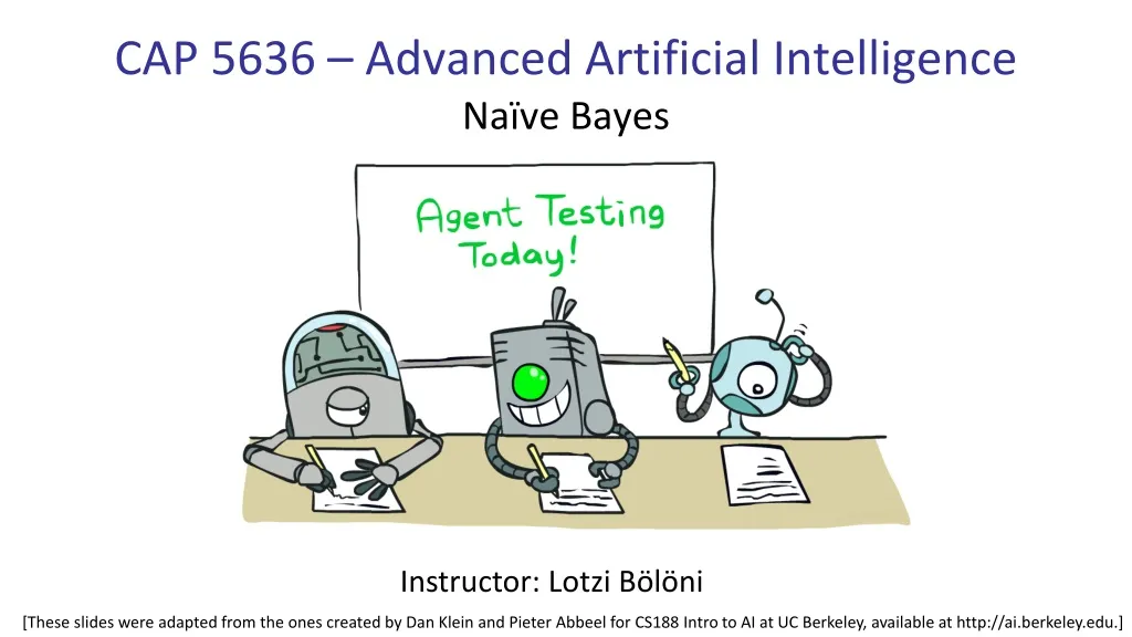 cap 5636 advanced artificial intelligence