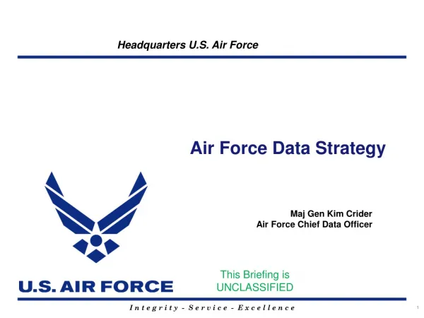 Air Force Data Strategy