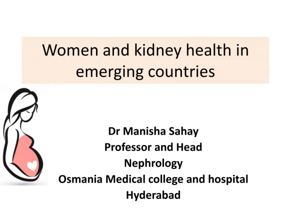 Women and kidney health in emerging countries