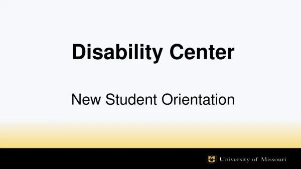 Disability Center