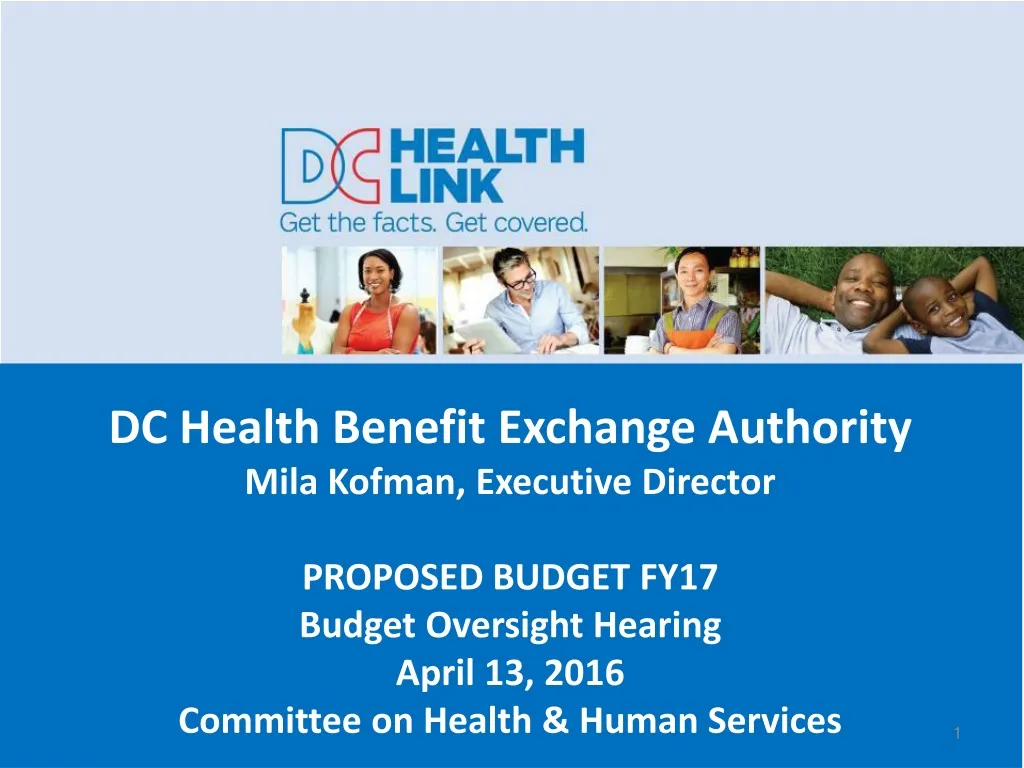 dc health benefit exchange authority mila kofman