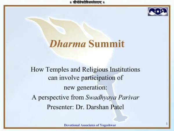 Dharma Summit