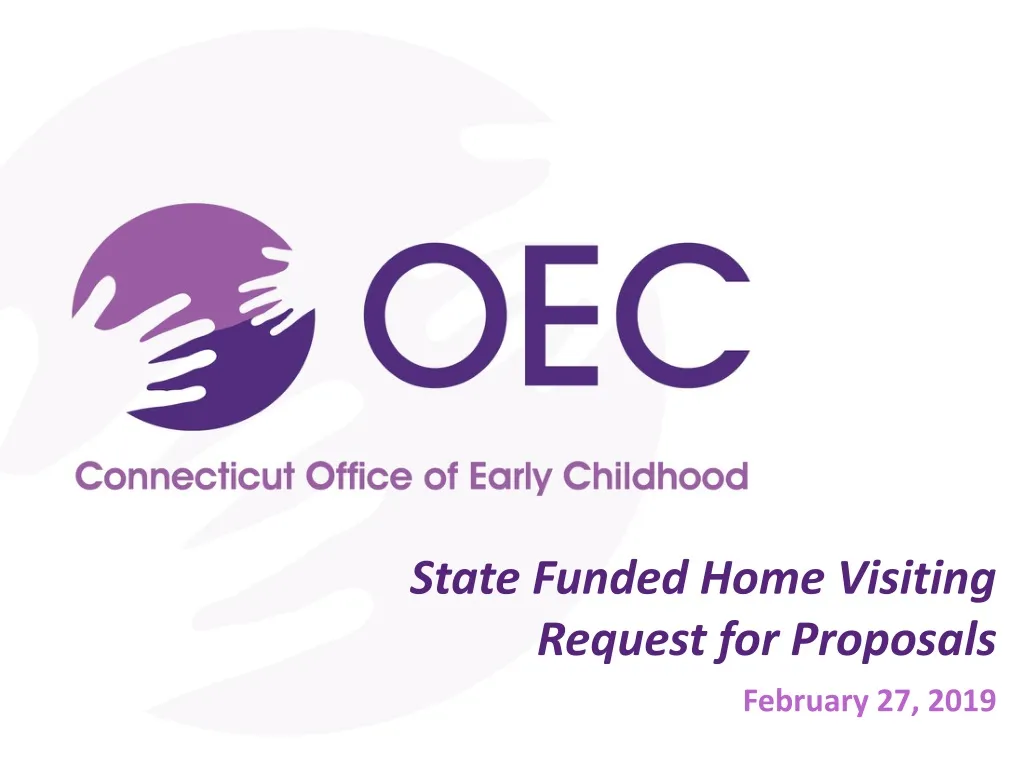 state funded home visiting request for proposals