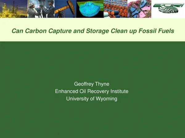Can Carbon Capture and Storage Clean up Fossil Fuels