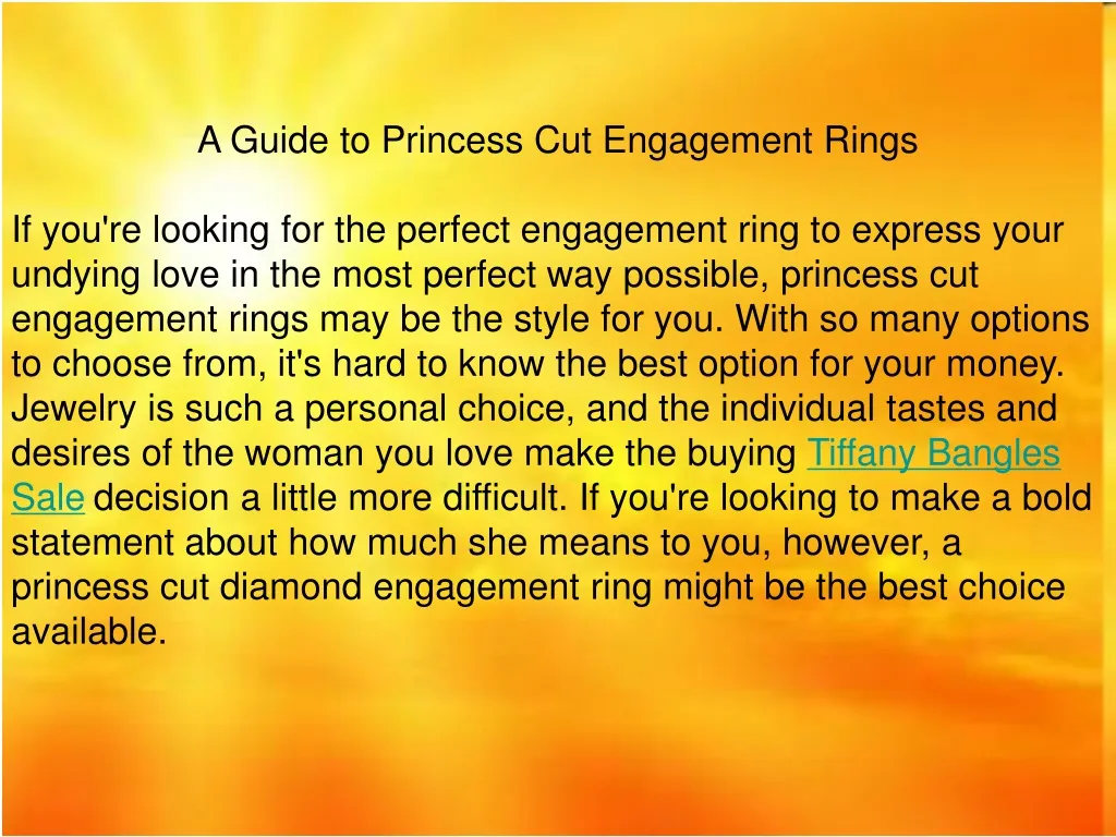 a guide to princess cut engagement rings